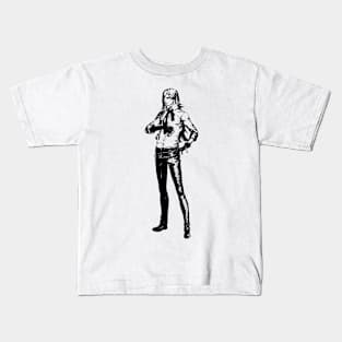 Weathered Adam Nier Automata Kids T-Shirt